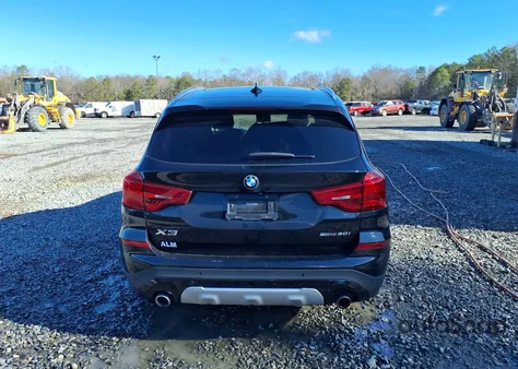 2019 BMW X3 Sdrive30I z USA, uszkodzony, nr VIN 5UXTR7C54KLF32003